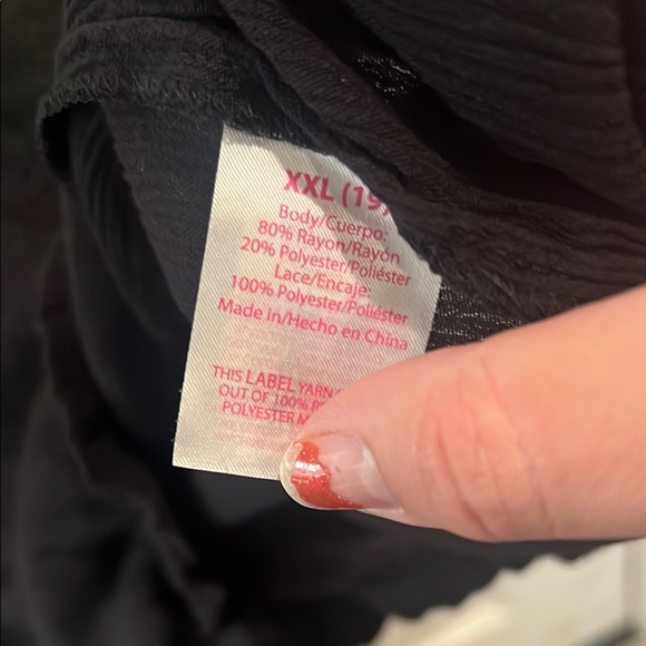 No Boundaries Black Ruffled Flutter off the shoulder Sleeve Blouse - Picture 8 of 11